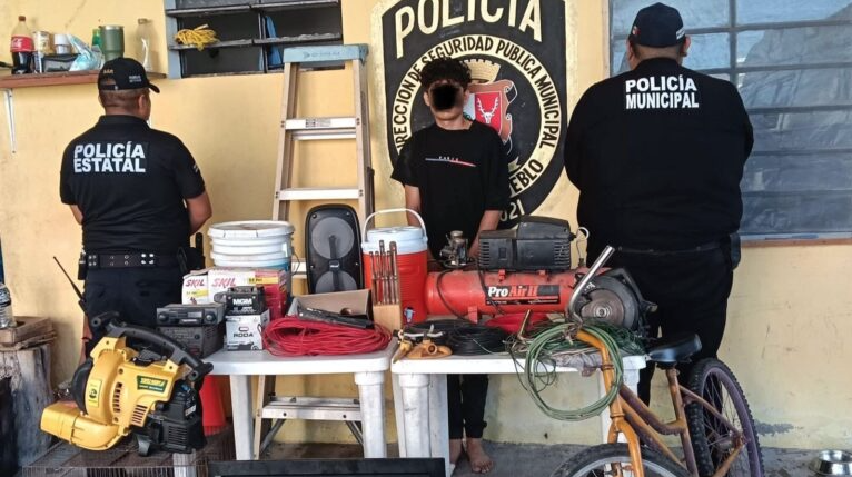 Joven es detenido por rata en Telchac Puerto