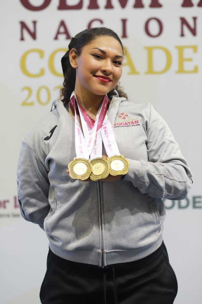 La kanasinense Mijalis Baas Reyes gana tres medallas de Oro en la Olimpiada Nacional